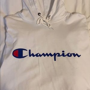 white champion hoodie